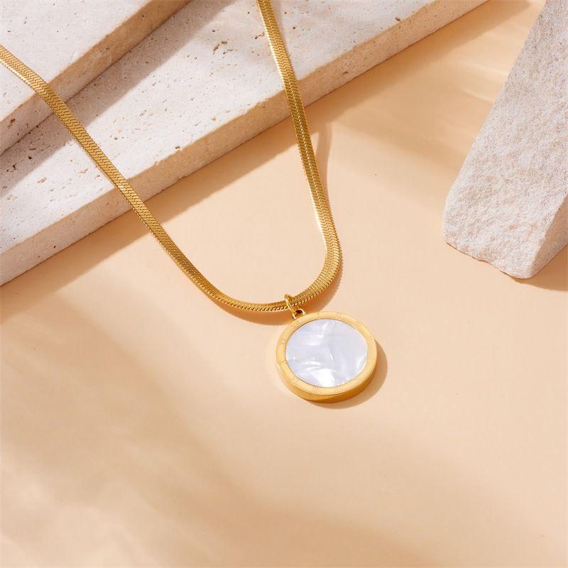 Collier Azura double face blanc et noir