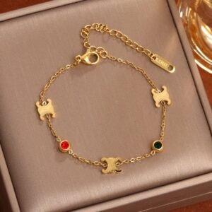 Bracelet doré en acier inoxydable Coco